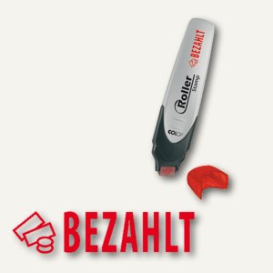 Roller Stamp mit Logo BEZAHLT