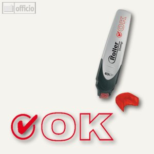 Roller Stamp mit Logo OK