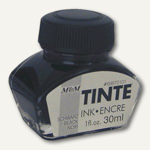 Tintenglas schwarz