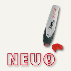 Roller Stamp mit Logo NEU