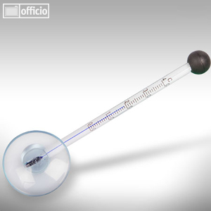 Thermometer mit Saugfuß