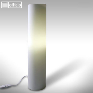 Lampe als dekorativer Glaszylinder
