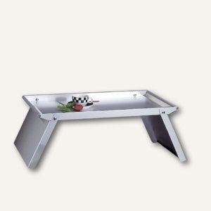 Bett-Tablett aus eloxiertem Aluminium