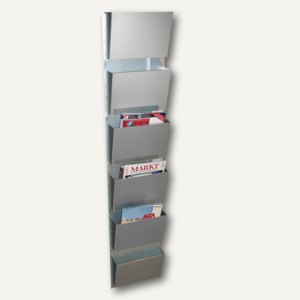 Wandzeitungshalter mit 6 Fächern