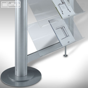 BST Prospektständer KONFORM-12, 4 Ablagen je 3x A4, KONFORM-12