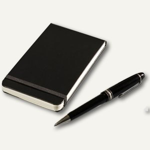 Reporterblock Pocket, 90 x 150 mm, 181 nummerierte Seiten, kariert, 333843