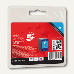 Tintenpatrone kompatibel zu HP C6657A color