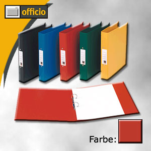 Ringbuch A4 mit Rückenschild