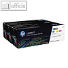 HP Lasertoner Multipack 305A für LJ 300, je ca. 2.600 Seiten, 3-farbig, CF370AM