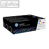 HP Lasertoner Nr. 128A, Multipack, je ca. 1.300 Seiten, cmy, CF371AM