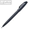 Pentel Faserschreiber "Sign Pen", Strichstärke 0.8 mm, schwarz, S520-A