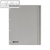 Hetzel Zahlenregister "1-52", DIN A4, PP, grau, 52-tlg., 721308