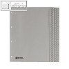 Hetzel Zahlenregister "1-100", DIN A4, PP, grau, 100-tlg., 721311