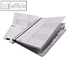 Personalhefter mit H?ngeschiene, DIN A4, 5-fach, Kunststoff, grau, 5 St., 255510