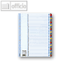 Esselte Mylar Karton Register Zahlen 1 - 10, f?r DIN A4, 10-teilig, 100161