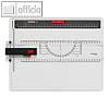 officio TECHNO-Zeichenplatte, DIN A4, inkl. Zeichenschiene, PS, 2645-352010