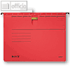 LEITZ Alpha H?ngehefter f?r DIN A4, kaufm. Heftung, rot, 25 St?ck, 1984-00-25
