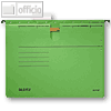 LEITZ Alpha Hängehefter für DIN A4, kaufm. Heftung, grün, 5 Stück, 1984-30-55