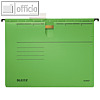 LEITZ Alpha H?ngehefter f?r DIN A4, kaufm. Heftung, gr?n, 5 St?ck, 1984-30-55
