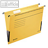 LEITZ ALPHA H?ngetaschen A4, mit Fr?schen, 225g/m?, gelb, 5 St?ck, 1986-30-15