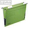 LEITZ ALPHA H?ngetaschen A4, mit Fr?schen, 225g/m?, gr?n, 5 St?ck, 1986-30-55