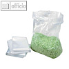 Auffangbeutel f?r Aktenvernichter 125.2/B32, 76 l, transparent, 100st.