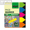 Sigel Haftmarker 45 x 60 mm | 5 x 40 Blatt