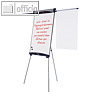 Nobo Flipchart "Shark", 2 Seitenarme, 1120 x 750 x 100 mm, wei?, Metall, 1901918