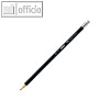 Faber-Castell Bleistift 1112, Härte: HB, mit Radierer 111200, 2184-111200