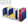 Styro rac Sortierstation, mit 8 Trennw?nden, grau/blau, 282-03007.38