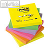 Post-it Haftnotizen Z-Notes Neon, 76 x 76 mm, 6x 100 Blatt, R-330-NR