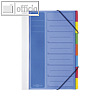 Pagna Ordnungsmappe, 7-teilig, f?r DIN A4, blau, 44043-02