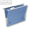 Bene Karton-Hängetaschen Vetro Mobil, für DIN A4, blau, 5 St., 116905BL