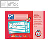 Zahlenlernheft DIN A4 quer gelocht, Lineatur ZL farbig hinterlegt, 100050304