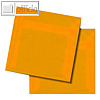 Briefumschlag haftklebend, 160 x 160 mm, 100 g/m?, transparent-orange, 100 St.