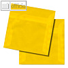 Briefumschlag haftklebend, 160 x 160 mm, 100 g/m?, transparent-gelb, 100 St.