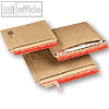 Wellpappversandtasche, quer, 340 x 235 x -35mm, selbstklebend, braun, 20 St?ck
