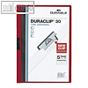 Durable Klemmhefter DURACLIP® 30, DIN A4, bis 30 Blatt, aubergine, 220031