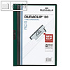 Durable Klemmhefter DURACLIP? 30, DIN A4, bis 30 Blatt, petrol, 220032