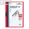 Durable Klemmhefter DURACLIP® 30, DIN A4, bis 30 Blatt, rot, 220003