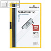 Durable Klemmhefter DURACLIP® 30, DIN A4, bis 30 Blatt, gelb, 220004