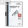 Durable Klemmhefter DURACLIP® 30, DIN A4, bis 30 Blatt, grau, 220010