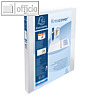 Exacompta Pr?sentationsringbuch KreaCover - A4+, 4-Ringe ? 20mm, wei?, 51841E