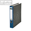 LEITZ Standard-Ordner 180°, schmal/Rücken 52mm, Wolkenmarmor/blau, 1050-50-35