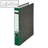 LEITZ Standard-Ordner 180°, schmal/Rücken 52mm, Wolkenmarmor/grün, 1050-50-55