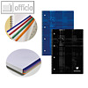 Collegeblock DIN A4+, kariert mit Rahmen, 90 g/m?, Ringbuchlochung, 80 Blatt