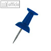 Alco Pinnwandnadeln, Spitzenl?nge: ca. 10 mm, blau, 20 St?ck, 660-15
