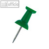 Alco Pinnwandnadeln, Spitzenl?nge: ca. 10 mm, gr?n, 20 St?ck, 660-18
