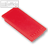 Franken Rechteckmagnet, Haftmagnet, 50 x 23 mm, rot, 10 Stück, HM2350 01