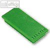 Franken Rechteckmagnet, Haftmagnet, 50 x 23 mm, grün, 10 Stück, HM2350 02
